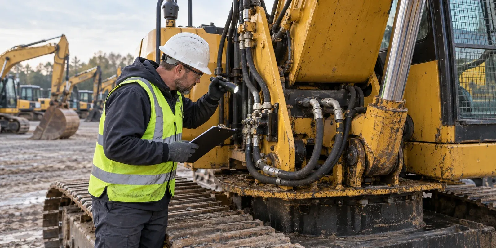 How to Inspect the Hydraulic System Before Buying a Used Excavator