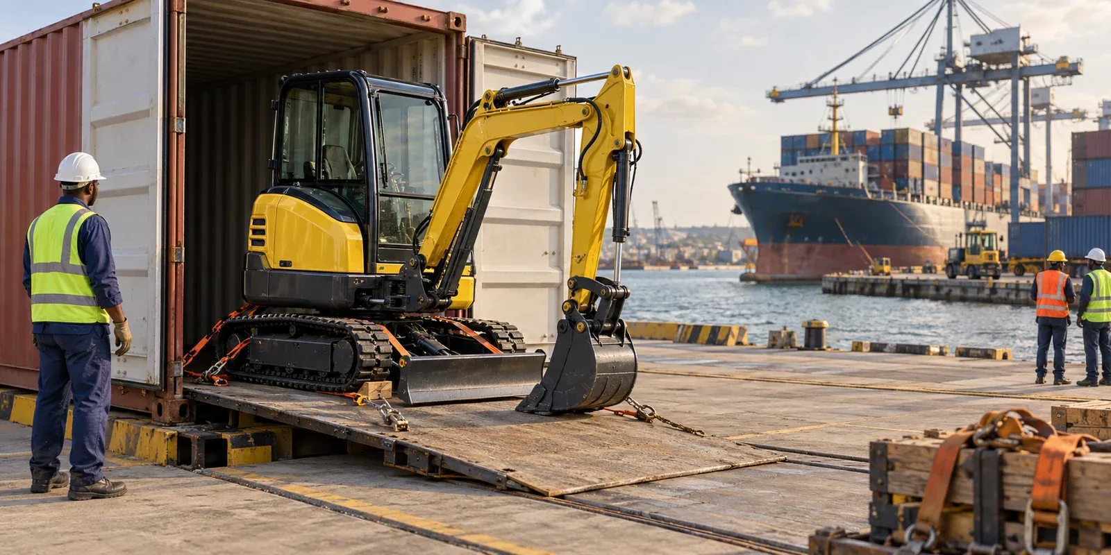 How Much Does It Cost to Ship a Mini Excavator to Ghana?