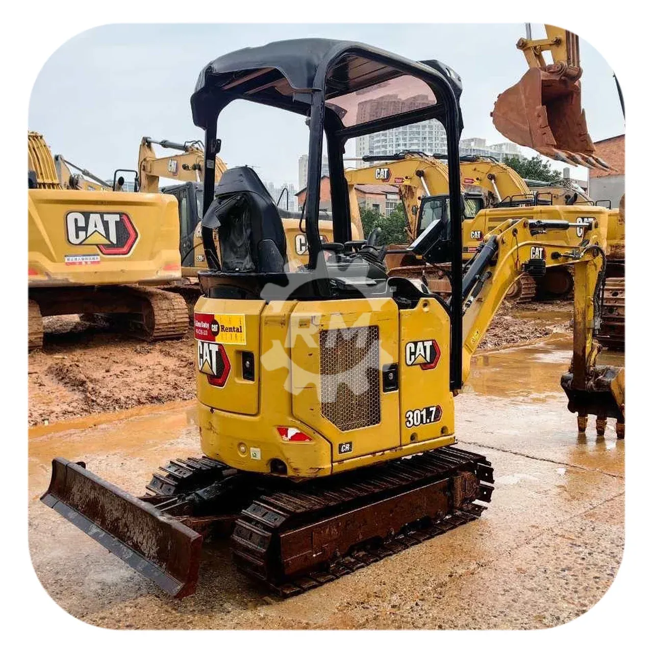 Used CAT 301.7 CR Mini Excavator
