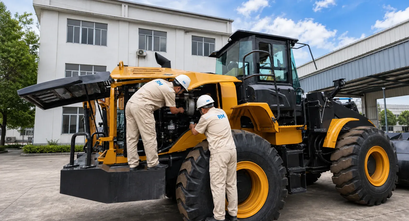 Construction machinery inspection in China